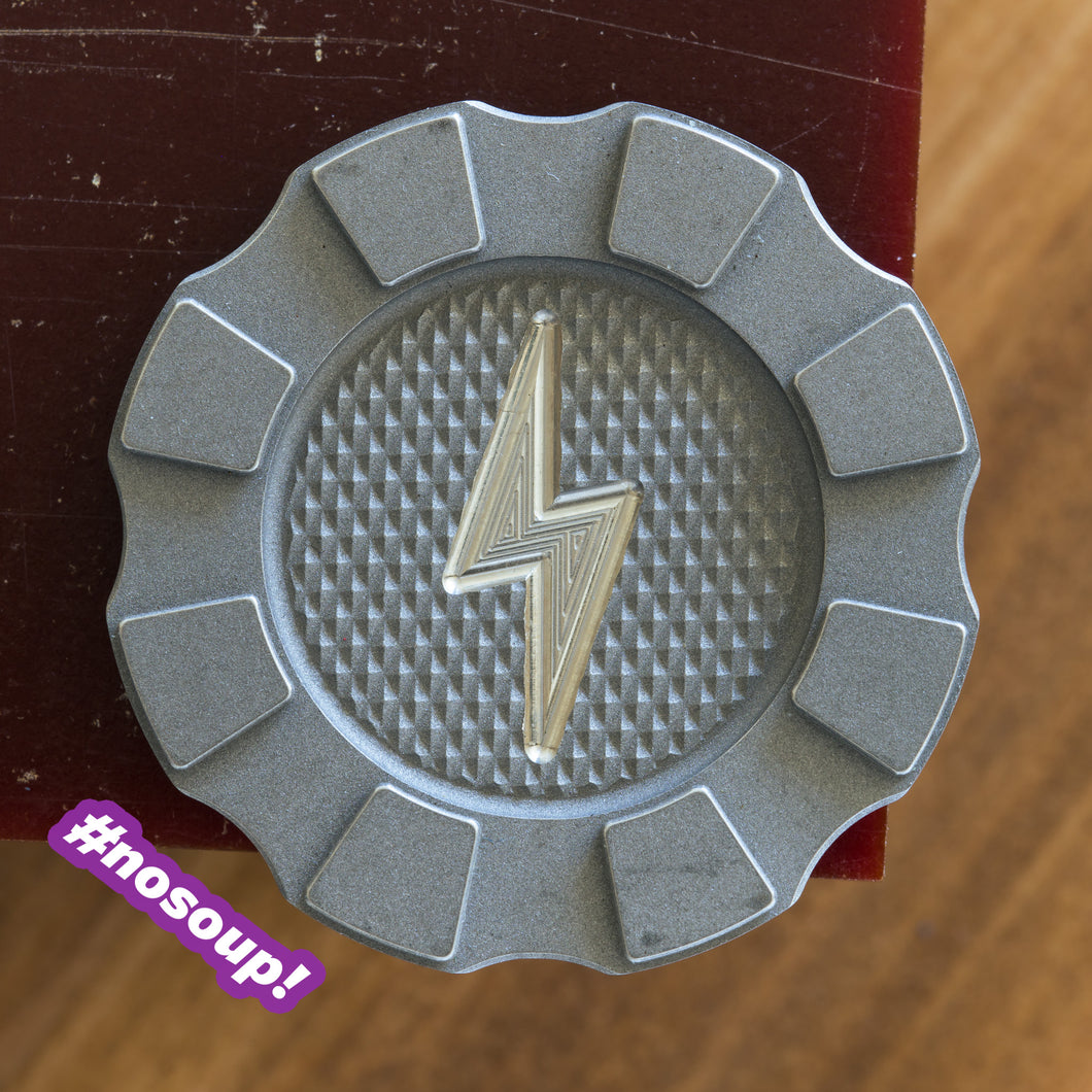 HiTex Gear Bolt/Microfrag Stainless Steel Poker Chip – No Soup Sales