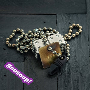 Distressed Brass Ball Chain